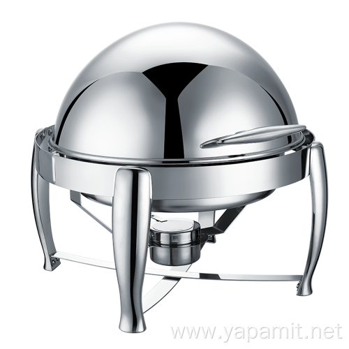 Stainless Steel Round Roll Chafing Dish